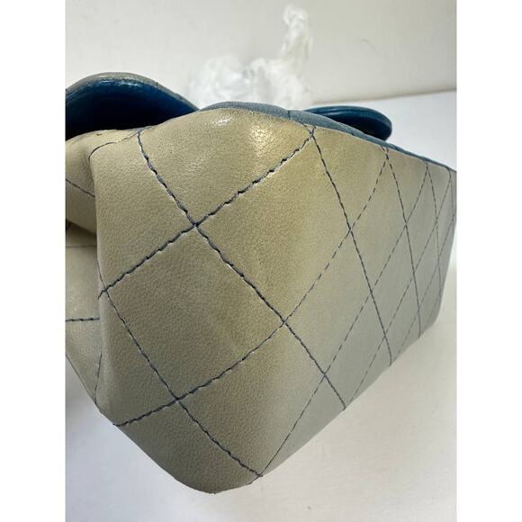 Chanel Limited Edition Blue Degrade Quilted Mini Flap Bag - Picture 11 of 16